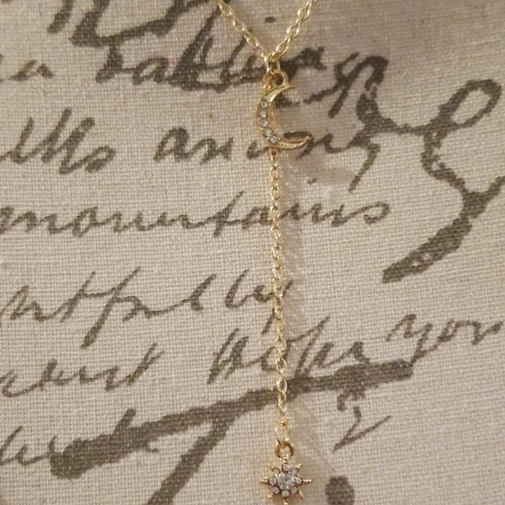 ☆Willie☆ Stars and Moon necklace - Picture 3 of 5